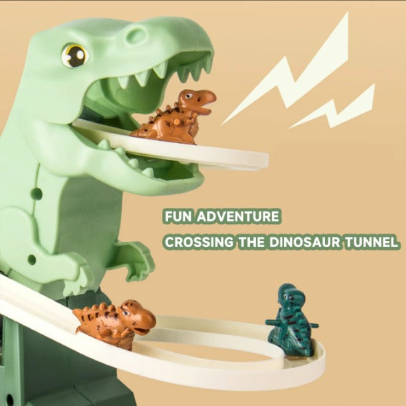 DinoRawr™ – Dinosaurier-Spielzeugset – Baubare Rennbahn