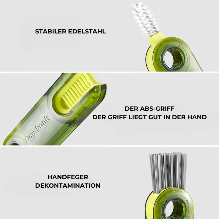 1+1 Gratis | BottleClean - 3-in-1 Multifunktionale reinigungsbürste