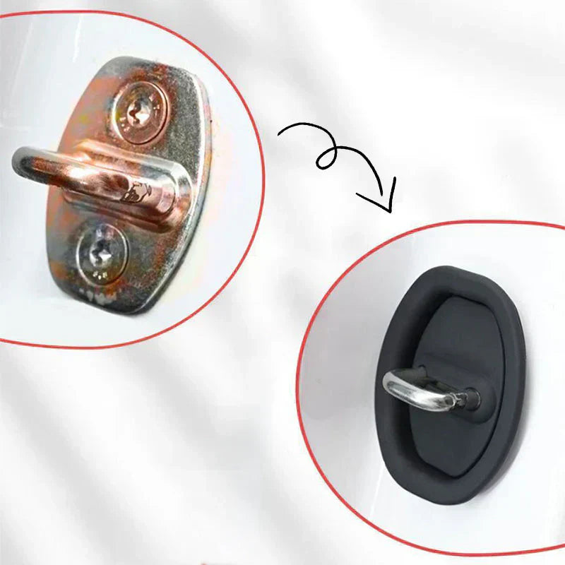 GuardLatch™ – Hochwertige Silikonabdeckungen für Autotürschlösser zum Schutz vor Lärm und Rost