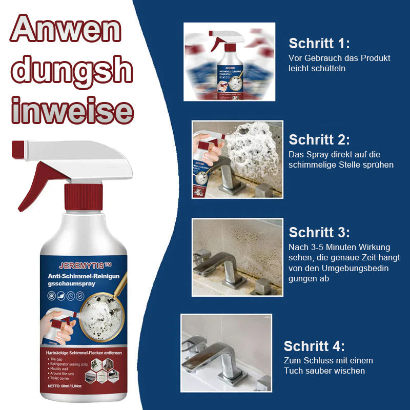 Schimmelspray Reinigungsschaum antibakteriell mit Tiefenwirkung