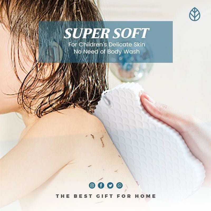1+1 Gratis | Exfoly™ - Superweicher Peeling-Badeschwamm