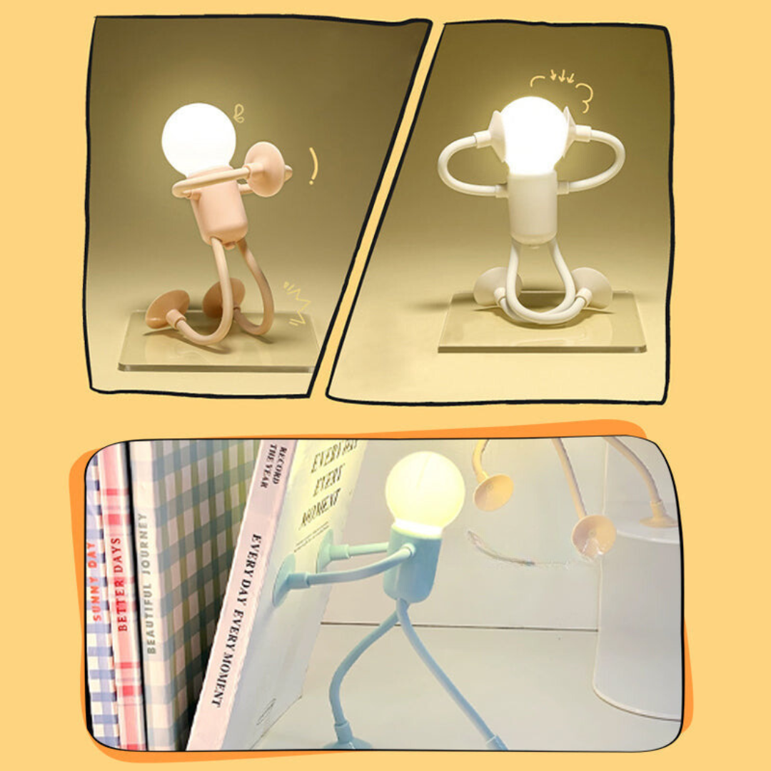 LittleGroover™ – Nachtlicht mit verstellbarer Form und lustigen Sportmotiven
