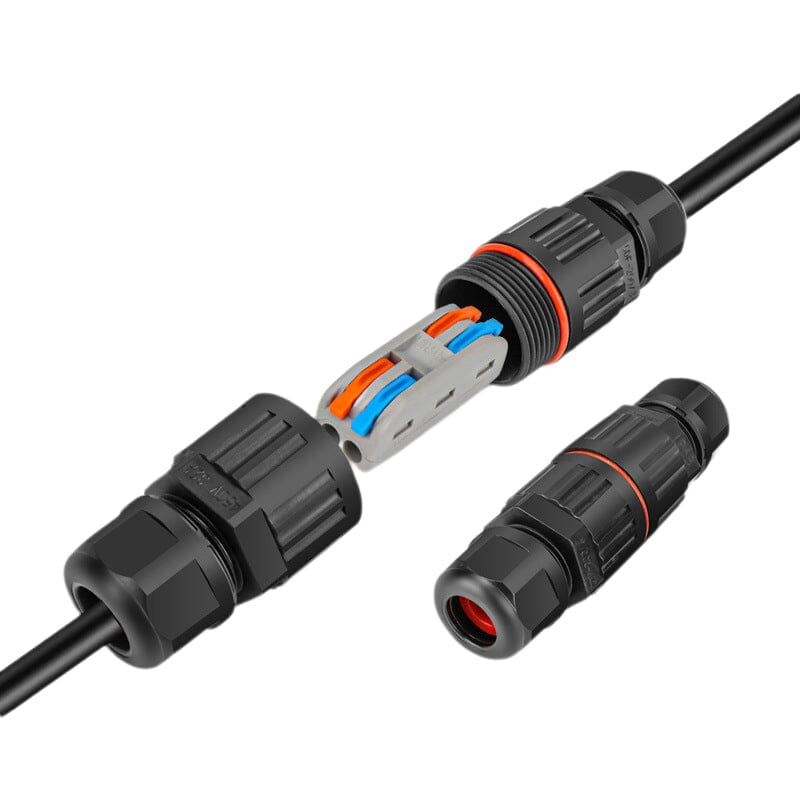 Wasserdichter Kabelverbinder Kunststoff | 0,08–4 mm² Querschnitt, Steckbar | Schützt Außenkabel vor Feuchtigkeit und Kurzschluss 3