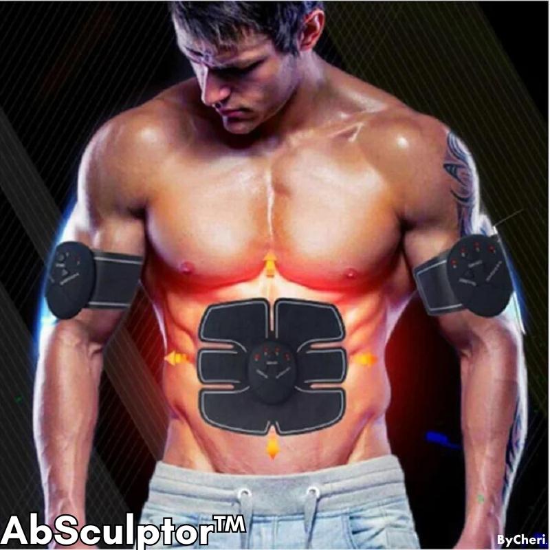 Abstructo™ - EMS Muscle Pads – Kabelloser Bauchmuskelstimulator