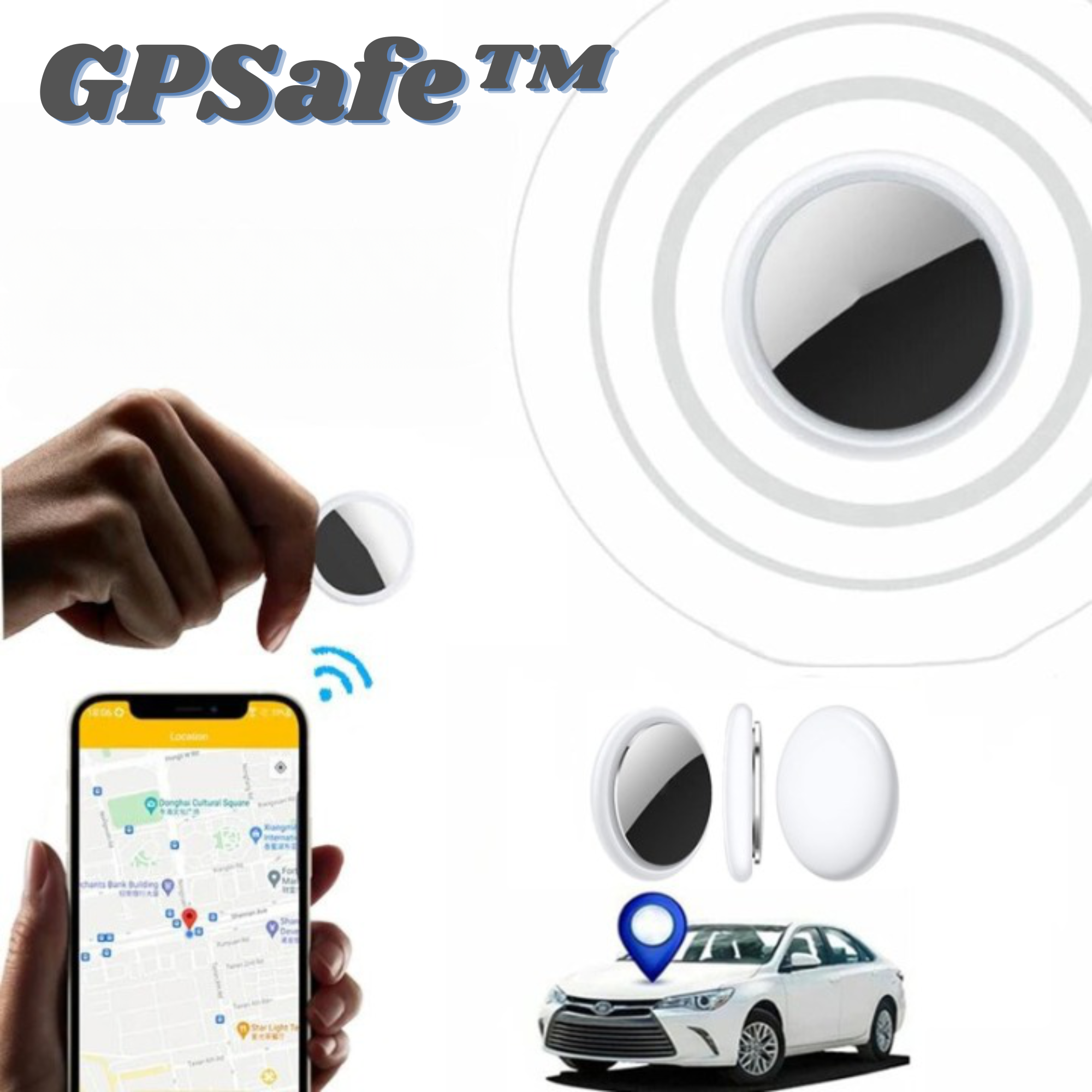 1+1 Gratis | GPSafe™ - Mini-GPS-Ortungsgerät