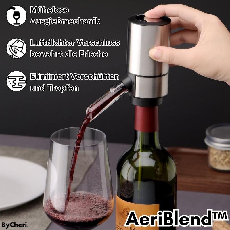 AeriBlend™ - 3-in1 Weinbelüfter, -aufbewahrer und -spender