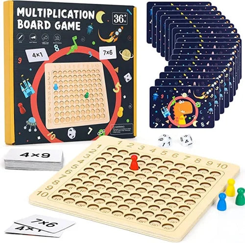 MathSmart™ – Multiplikationsspiel aus Holz für unterhaltsames Lernen