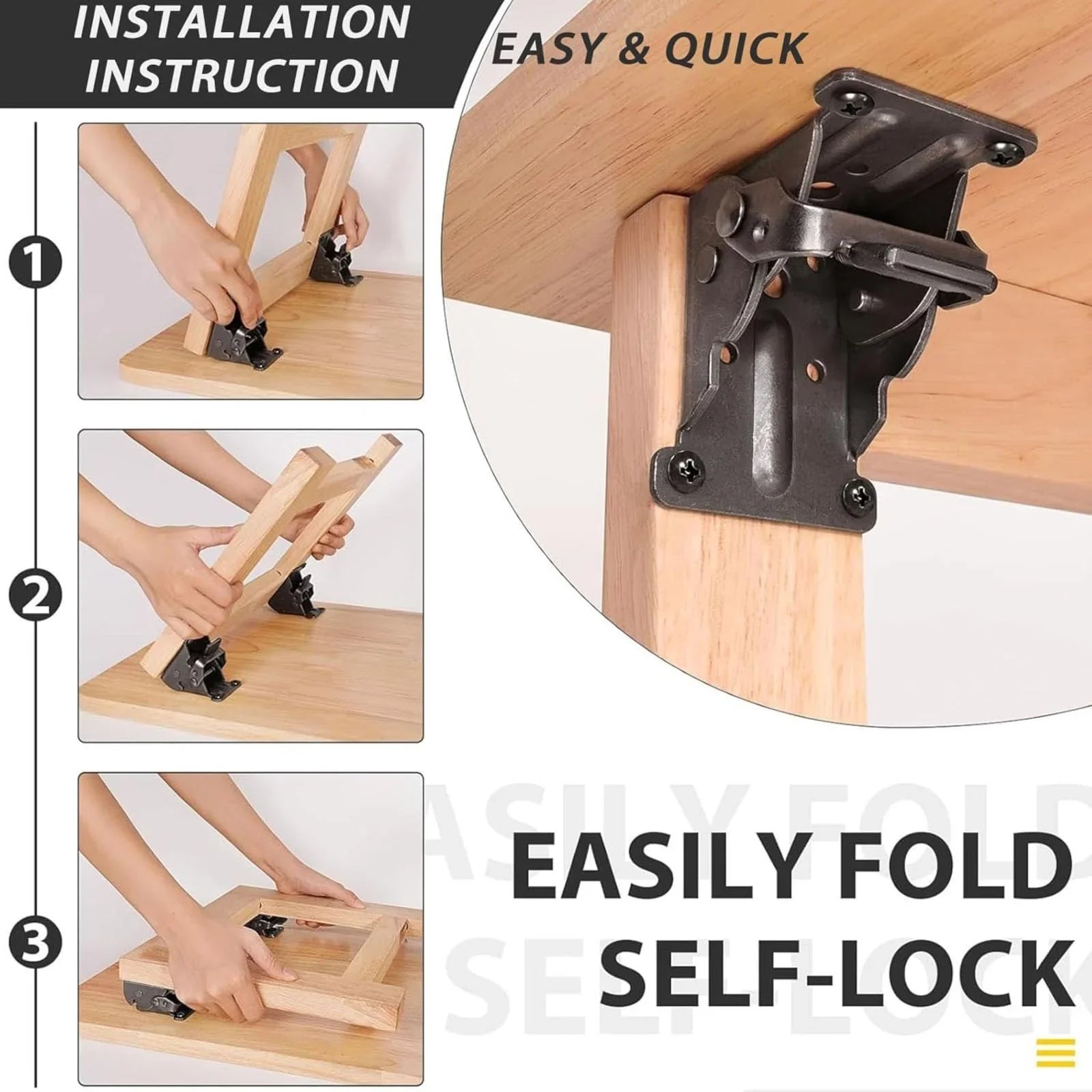 FoldLocker™ – Klappbare Scharniere mit Verriegelung