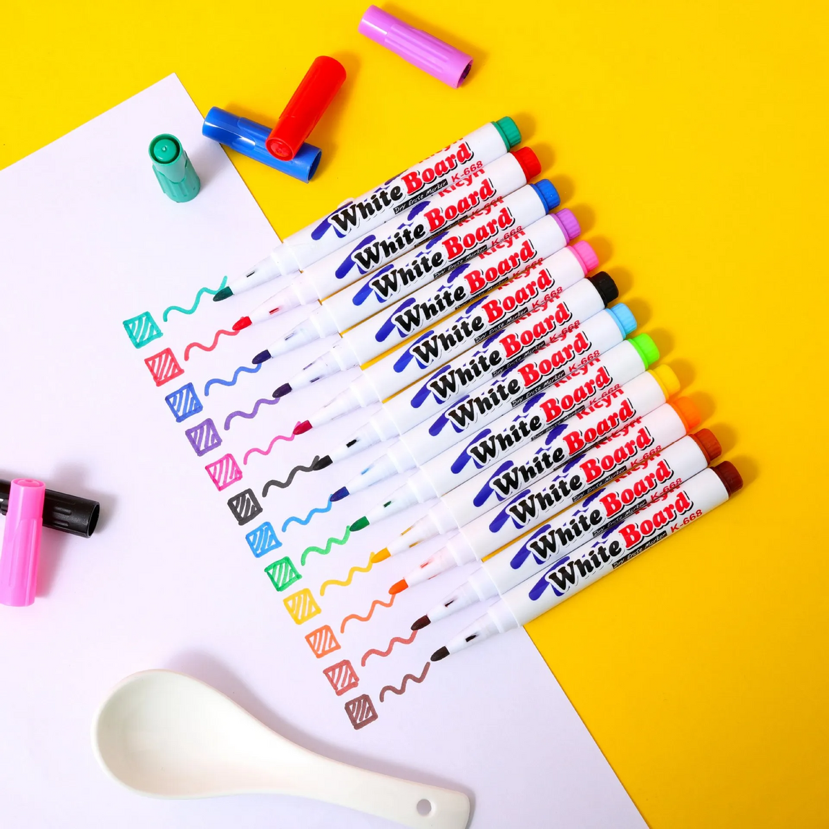 1+1 Gratis | Magic Water Markers Set - Kreative Kunstwerke im Wasser inkl. Keramiklöffel!