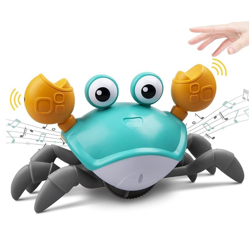 Mr. Crab™ - Lustiges & Interaktives Krabbeltier für die Bauchzeit