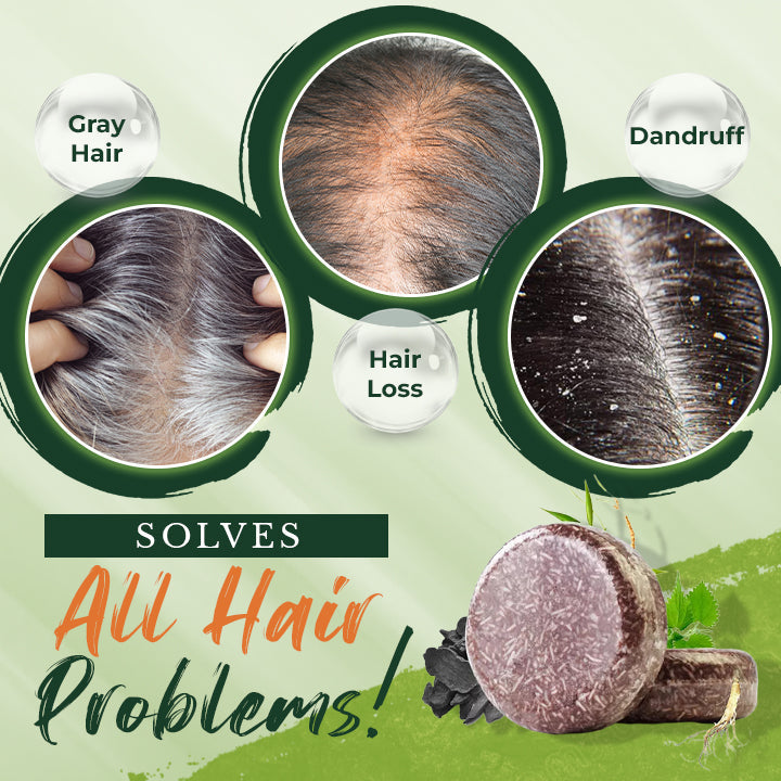 2+1 Gratis | HerbCare Shampoo Bar - Holen Sie sich Ihre Farbe und Lebendigkeit zurück!