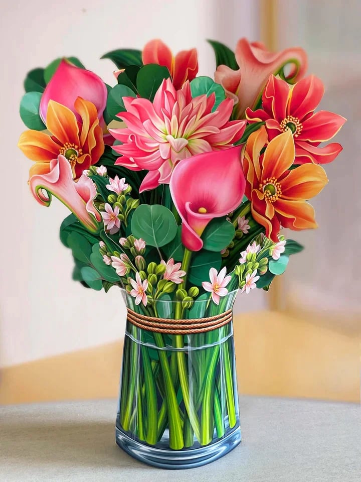 BlossomCard™ – Pop-up-Blumensträuße aus Papier