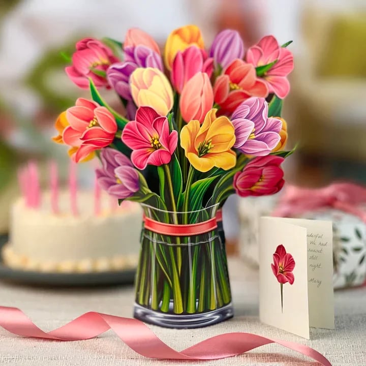 BlossomCard™ – Pop-up-Blumensträuße aus Papier