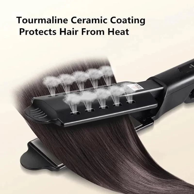 IronGlammer™ – 3-in-1-Haarglätter mit Keramik-Stylingbürste