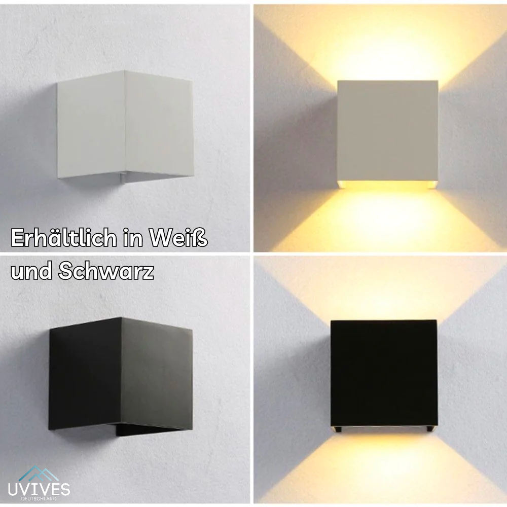 Kabellose Wandlampe mit Bewegungssensor | USB-Aufladbar, 3 Modi, Würfel-Design | Bis zu 60 Tage Akkulaufzeit ohne Kabel 9