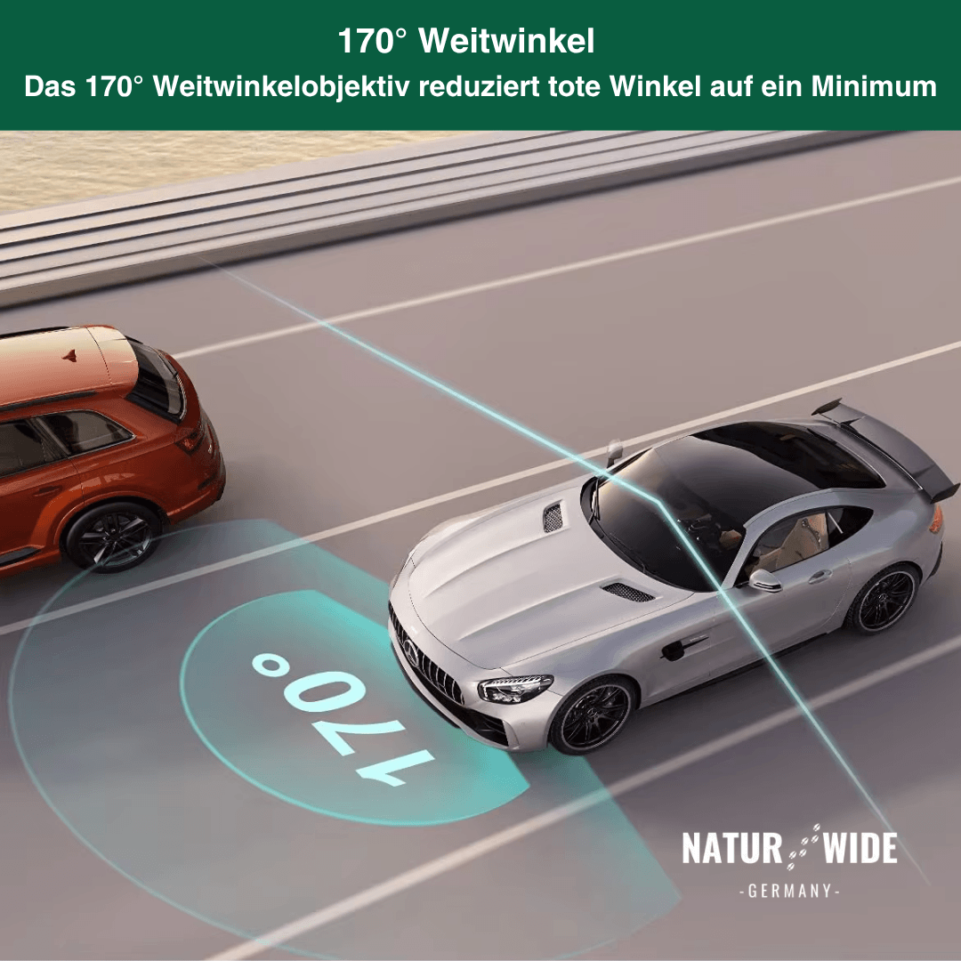 4K Dashcam mit Nachtsicht & Doppelkamera | WLAN, GPS, G-Sensor & 24H Parküberwachung | Front 4K, Heck 1080p, Loop-Recording 17