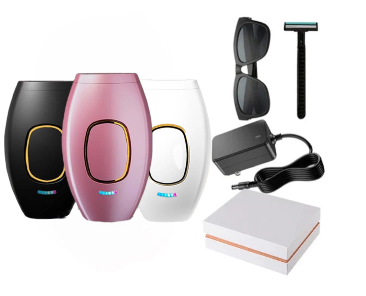 GlowSoft – Haarentfernungsgerät Schmerzfreier Laser-Haarentferner für Frauen und Männer
