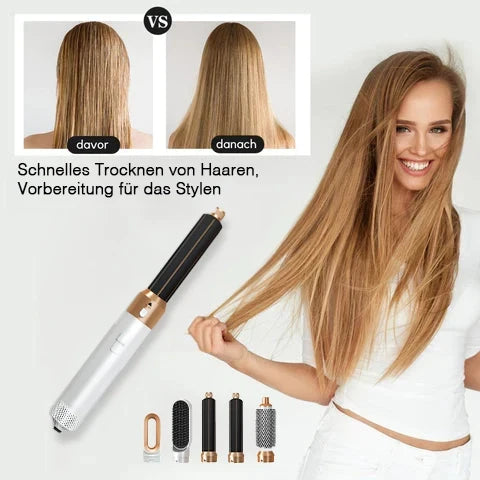 5-in-1-Warmluftstyler mit Coanda-Effekt | 5 Aufsätze für Locken, Glätten & Volumen | Schonendes Styling ohne Hitzeschäden 4
