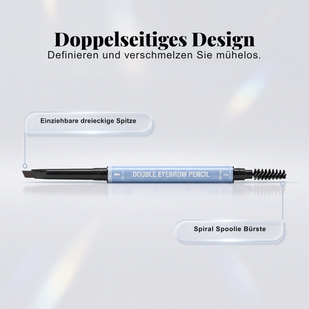 Augenbrauenstift für Damen | 1 Kaufen + 2 Gratis Set | Wasserfest mit Spoolie Bürste, 3 Farbtöne & Schweißresistent 5