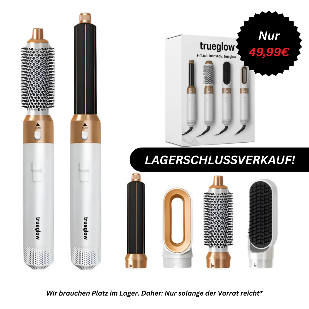 Haarstyler 5 in 1 | Preiswerte Dyson Alternative | Styling-Tool für Locken, Wellen, Glätten und Volumen – ideal für zuhause 1