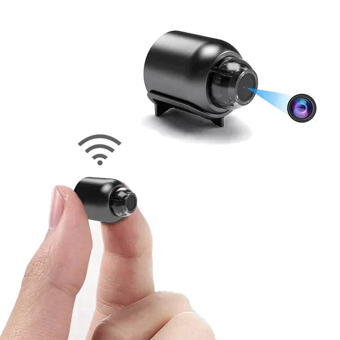 Mini WLAN Überwachungskamera 1080P Full HD | Nachtsicht bis 10 m, 120° Weitwinkel | 2er Set inkl. 32GB SD-Karte & Zubehör 3
