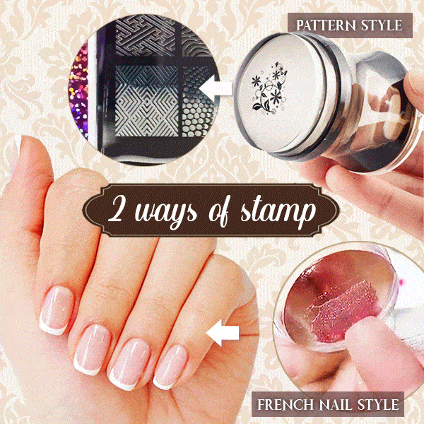 DreamyDip™ - Nail Art Gelee-Stempel (3 Stk)