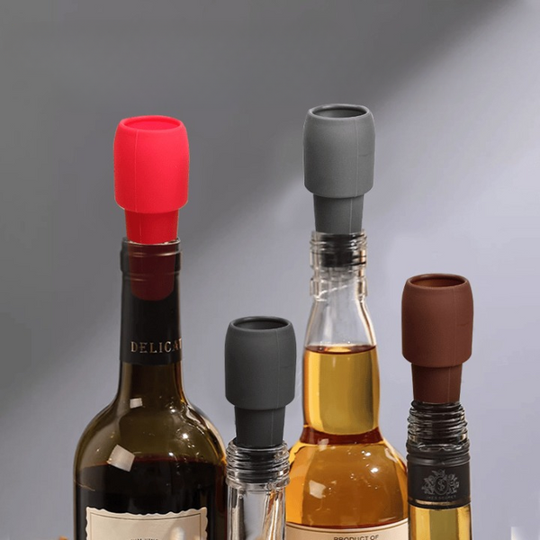 AromaClosure™ – Wiederverwendbare Silikon-Weinflaschenverschlüsse – Wetroo