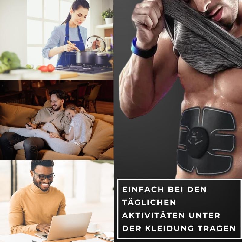 Abstructo™ - EMS Muscle Pads – Kabelloser Bauchmuskelstimulator