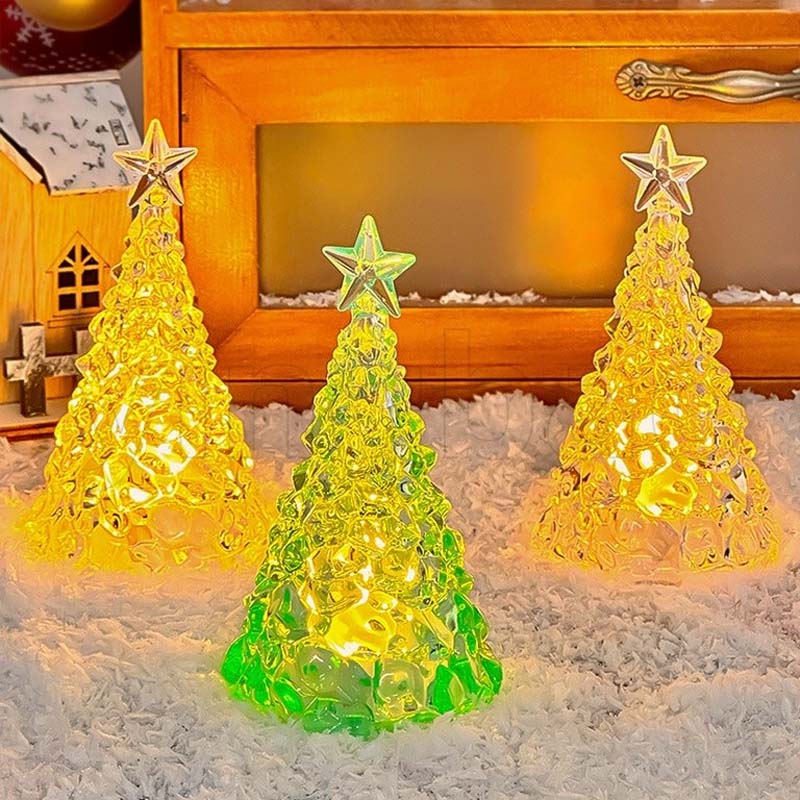 LED Weihnachtskerzen 4er Set | Flammenlos & Rauchfrei | Batteriebetrieben mit Warmweißem Licht für Baum und Fensterbank 7