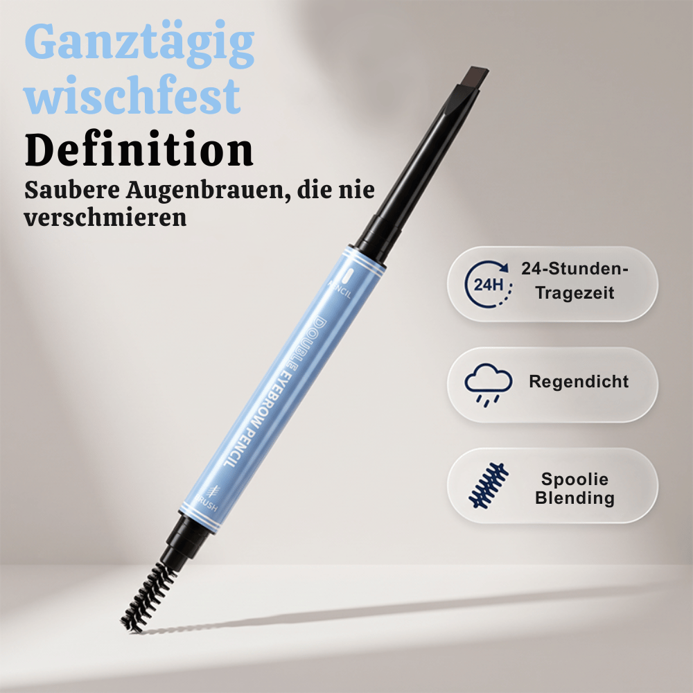 Augenbrauenstift für Damen | 1 Kaufen + 2 Gratis Set | Wasserfest mit Spoolie Bürste, 3 Farbtöne & Schweißresistent 6