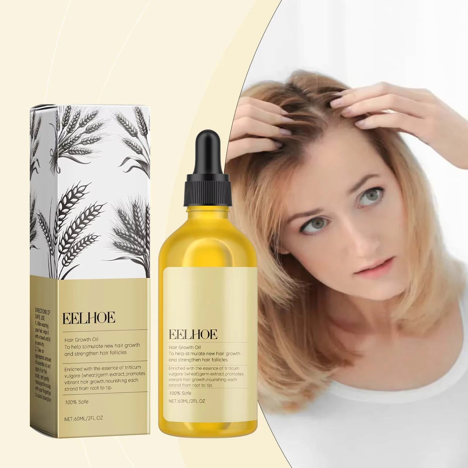 1+1 Gratis | NatureGrowther™ – Natürliches Haarwuchsöl