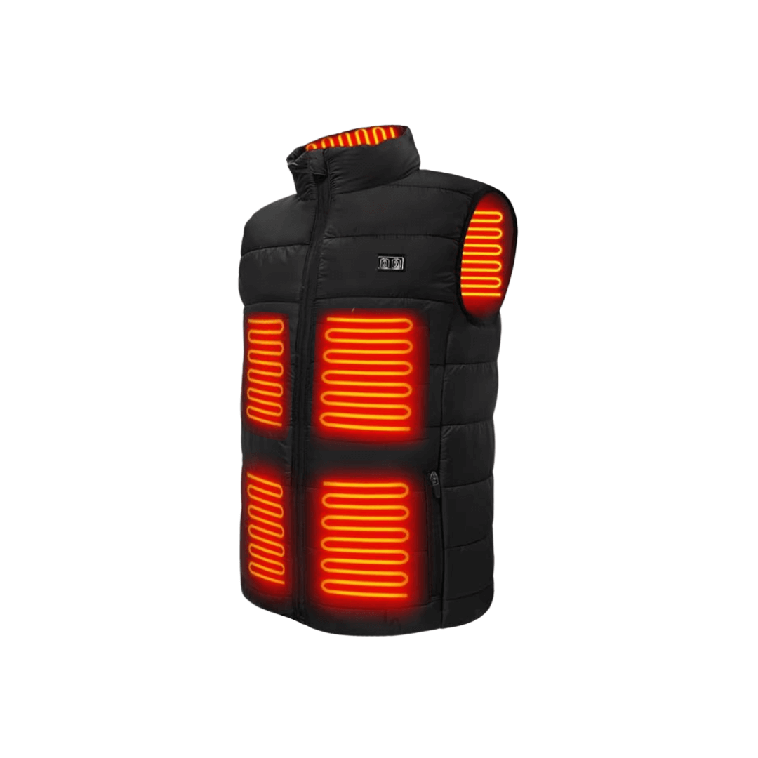 Beheizte Weste Herren | 9 Heizzonen & USB-Betrieben 24