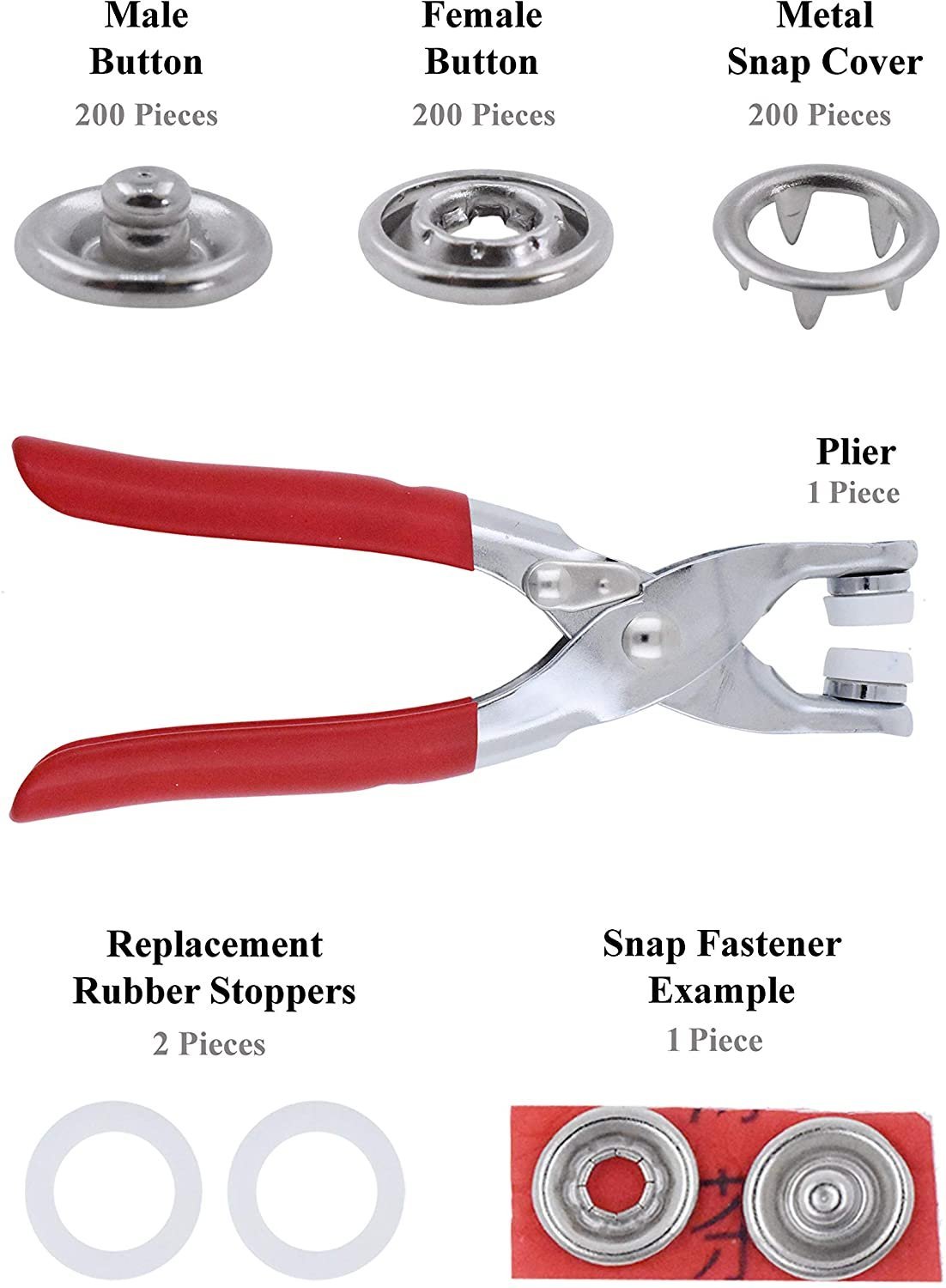 PlierSnap™ – Metall-Druckknöpfe mit Crimpzange