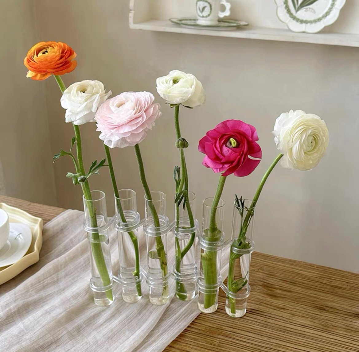 FlowerFasy™ – Flexible, aufklappbare Blumenvase für DIY-Blumendisplays
