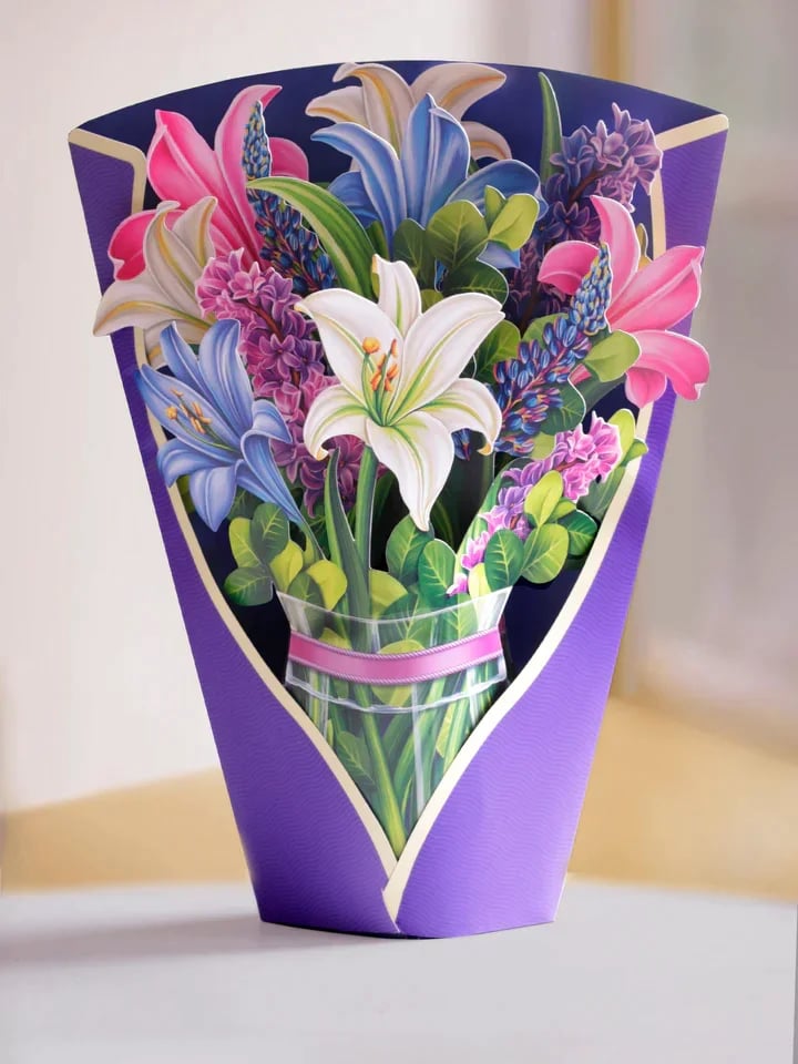BlossomCard™ – Pop-up-Blumensträuße aus Papier
