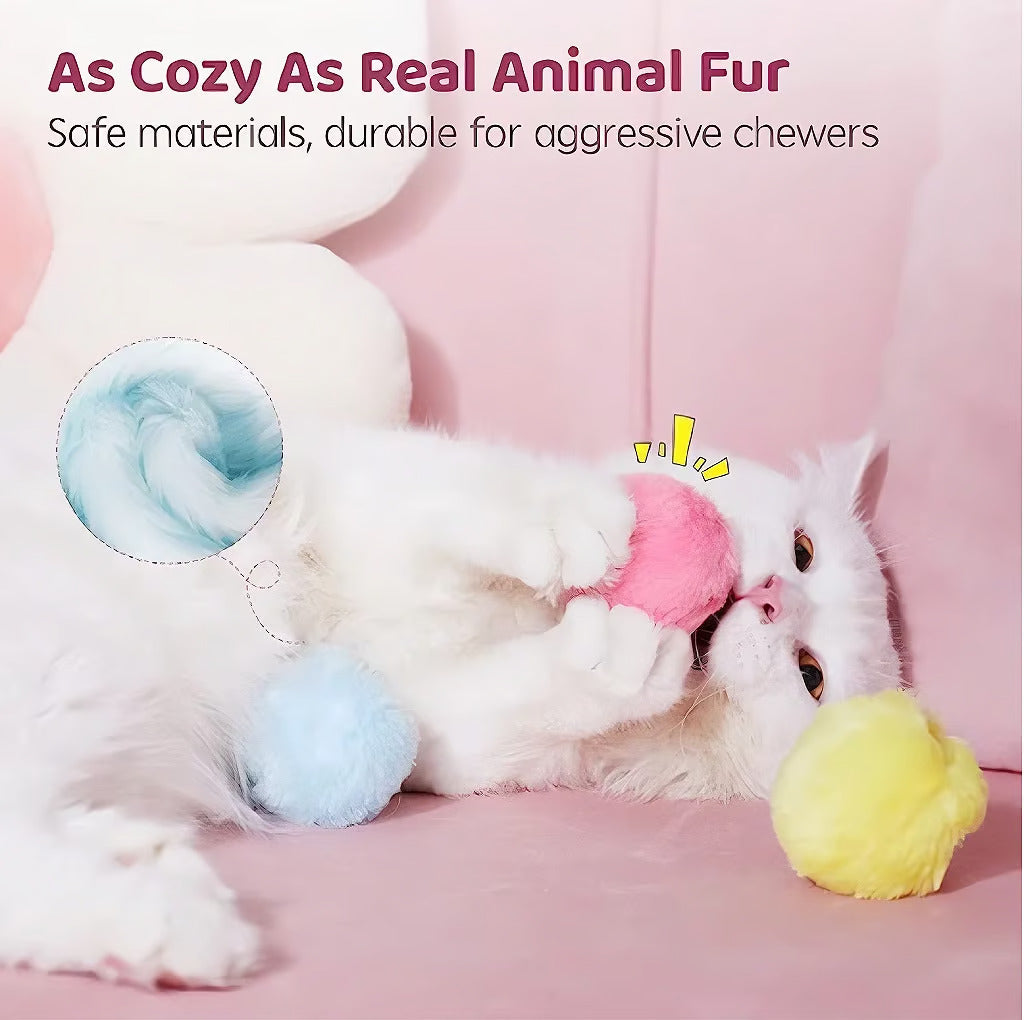 BallFuzzy™ – Interaktive Plüschbälle für Katzen