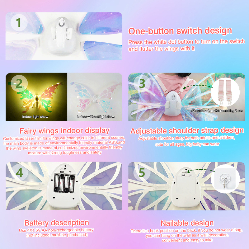 Fairy™ - Elektrische Schmetterlingsflügel