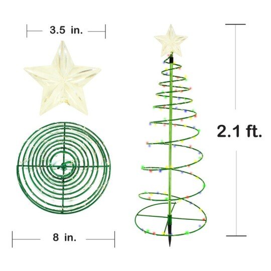 TreeDeco™ – Solar LED-Weihnachtsbaumbeleuchtung