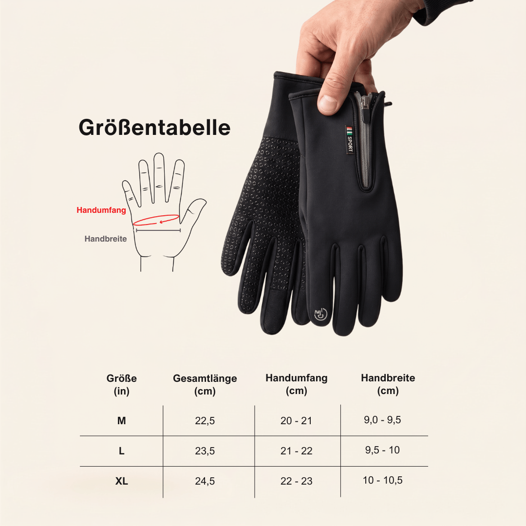Beheizte Handschuhe Herren | Wasserdicht & Winddicht 4