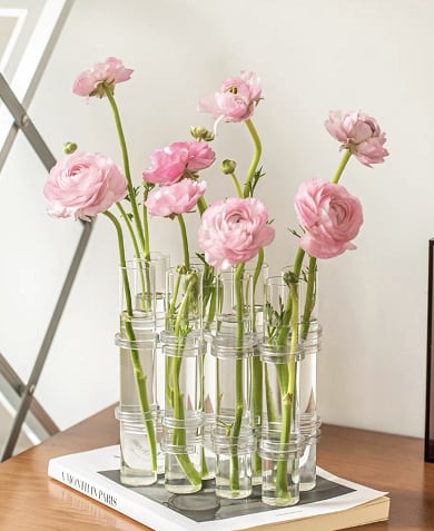 FlowerFasy™ – Flexible, aufklappbare Blumenvase für DIY-Blumendisplays