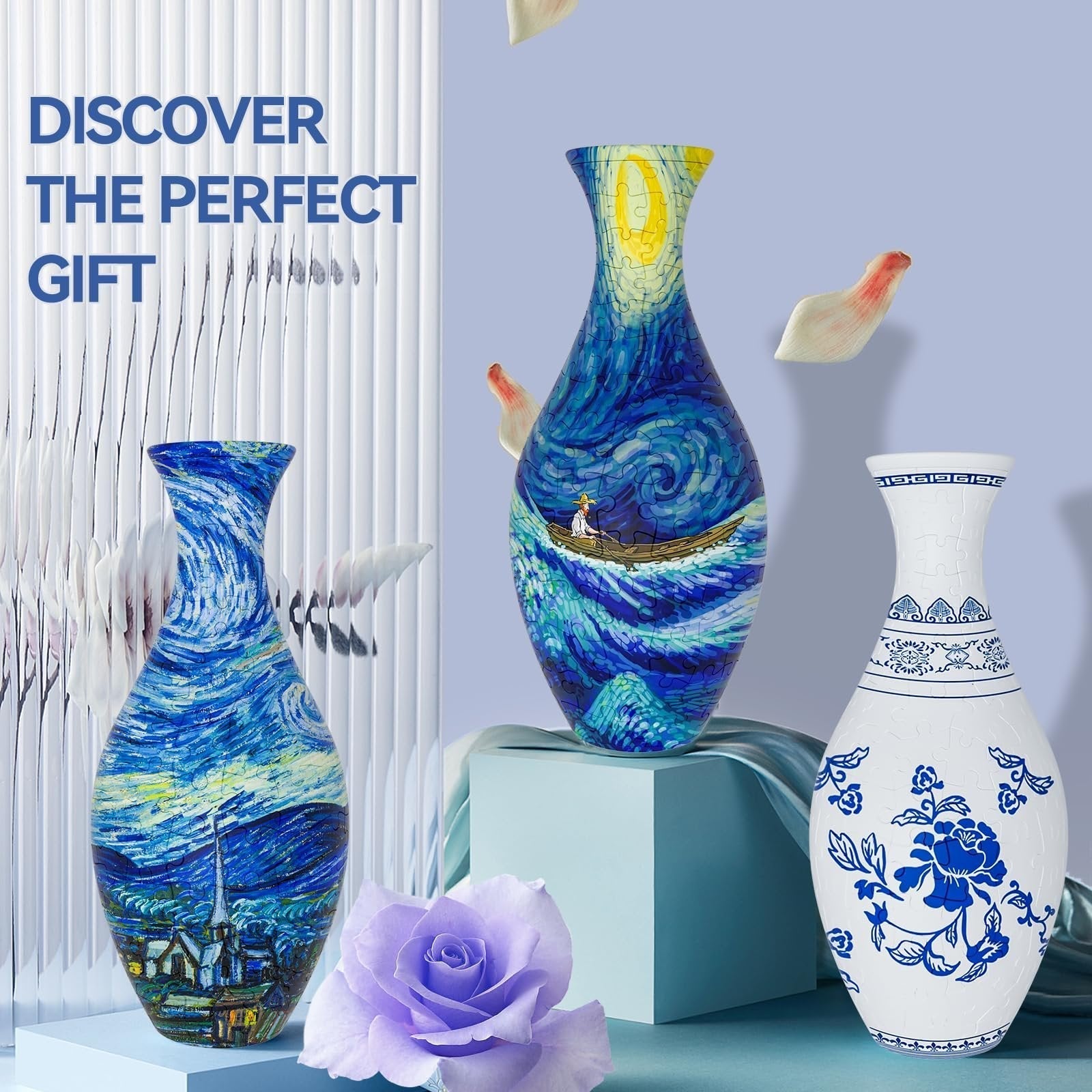 VasePure™ – Puzzle-Blumenvase, die echtes Wasser fasst