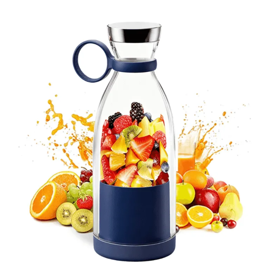 Tragbarer Smoothie-Mixer | Akku-Betrieb, rutschfeste Basis | Mixt direkt in der Trinkflasche, mit Automatik-Stopp 9