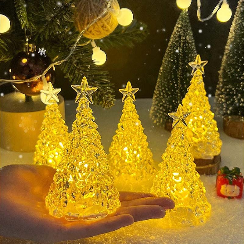 LED Weihnachtskerzen 4er Set | Flammenlos & Rauchfrei | Batteriebetrieben mit Warmweißem Licht für Baum und Fensterbank 8