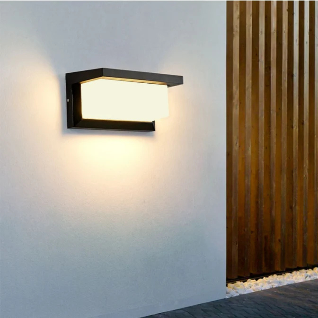 Außenwandleuchte mit Bewegungssensor | Kunststoff, 12,5 × 26 cm | LED 3000K, IP65 Wetterfest, 220V, Wandmontage 7