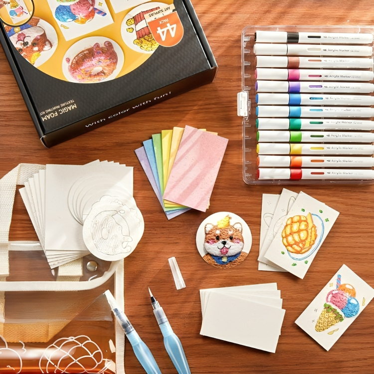 PuffPainter™ – Puffy Paint Art Kit für Kinder