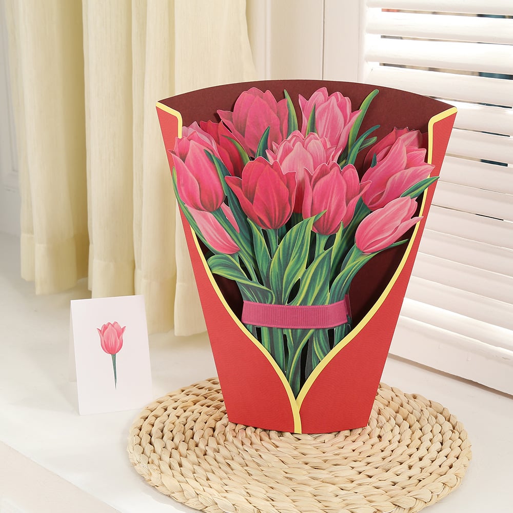 BlossomCard™ – Pop-up-Blumensträuße aus Papier