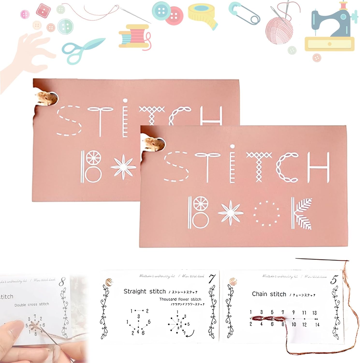 BookStitcher™ – Tragbares Mini-Nähbuch