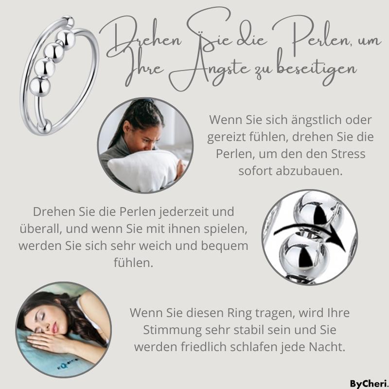 1+1 Gratis | CalmRing - Verstellbarer Angstring Stressabbau mit Stil und Gelassenheit