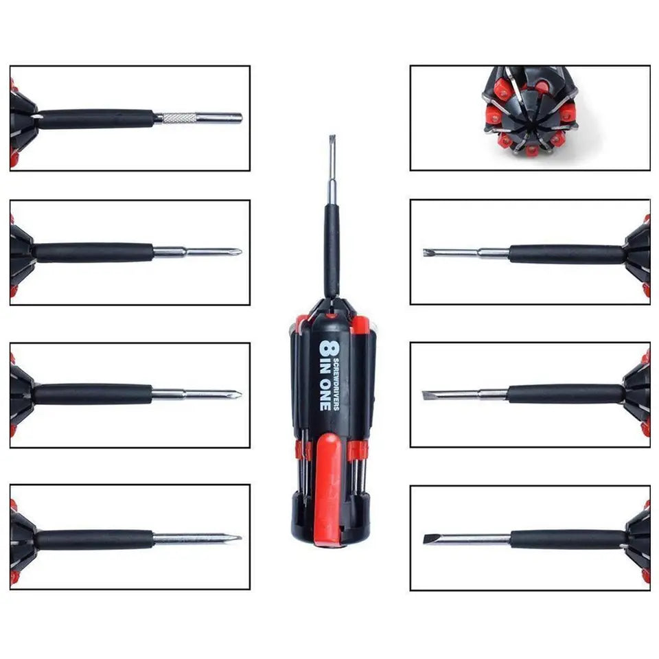 Tooly™ - 8-in-1 Schraubendreher - Ein unverzichtbares Werkzeug für Ihr Reparaturset!