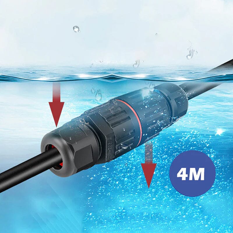 Wasserdichter Kabelverbinder Kunststoff | 0,08–4 mm² Querschnitt, Steckbar | Schützt Außenkabel vor Feuchtigkeit und Kurzschluss 13